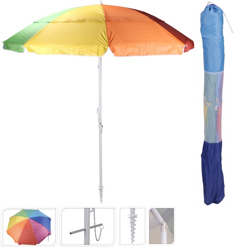 Sonnenschirm bunt 220 inkl - sonnenschirm,