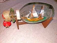 Buddelschiff 4 Schiff Flasche