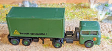 DDR Modell - NVA Skoda Container Sattelzug mit "Vorsicht Sprengmittel" - 1:87