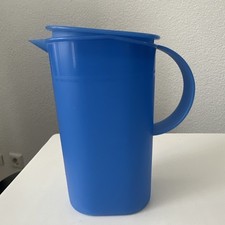 Tupperware Saftkanne,Milchkanne,Kippverschluss 500ml Blau Neu