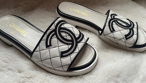 Chanel sandalen slides 39 - sandalen, gr.