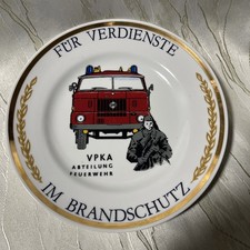 Ehrenteller Für Verdienste Im Brandschutz „VPKA Abteilung Feuerwehr“