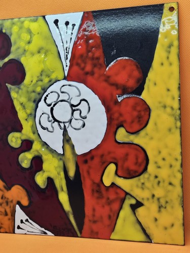 Bild abstrakt kunst - bild, emaille
