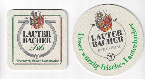Bierdeckel lauterbacher burg - bierdeckel,