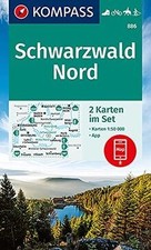 KOMPASS Wanderkarte Schwarzwald Nord: 2 Wanderkarte... | Buch | Zustand sehr gut