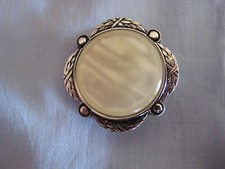 Schalclip Schal Clip Schalhalter Tuchhalter Tuchclip perlmut Vintage - top