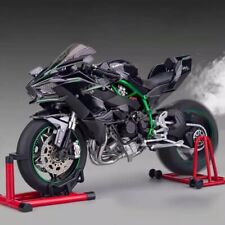 Kawasaki H2R l Motorrad Modell – 1:6 Druckguss, Sound & Licht, Sprühfunktion,NEU