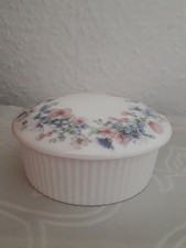 Wedgwood, Deckeldose  - Bonboniere - Blumendor -Bone China - Porzellan