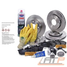 BREMSSCHEIBEN + BREMSBELÄGE BREMSKLÖTZE VORNE + HINTEN FÜR SMART FOR-FOUR