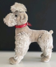 steiff 4435/14 - Snobby Pudel 14cm Mohair grau