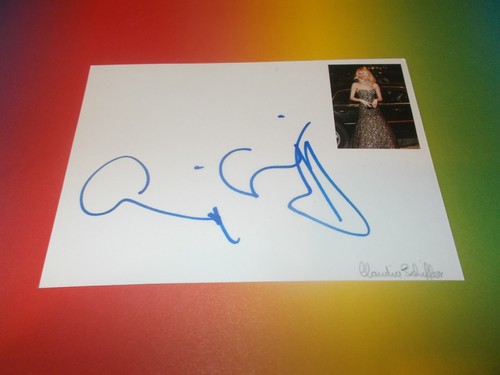 Claudia schiffer model signed - claudia,