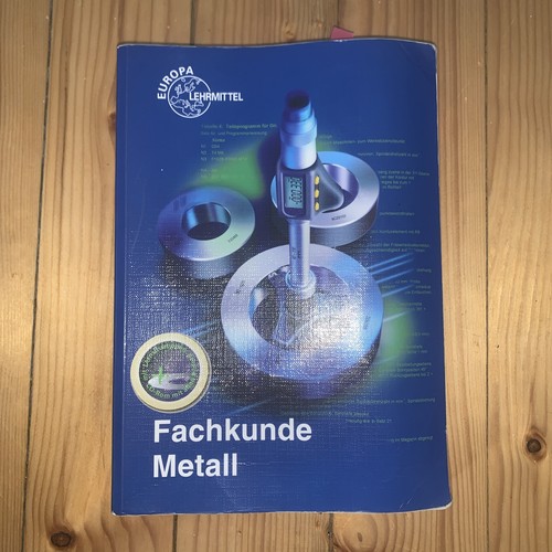 Fachkunde metall mit rom - fachkunde,