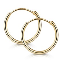 Creolen Ohrringe Echtgold 333