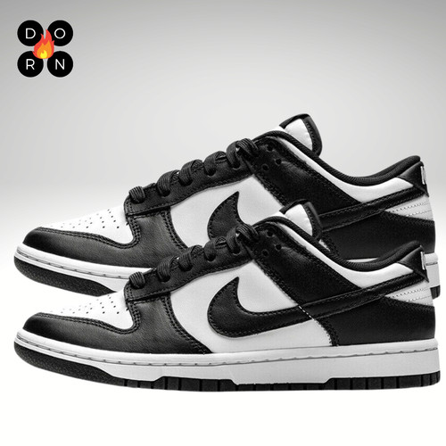 Nike dunk low black white - low,