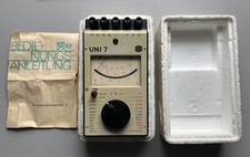 DDR Vielfach-Messgerät UNI 7, Multimeter Universalmessgerät Bedienungsanleitung