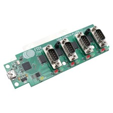 FTDI Chip USB-COM232-PLUS4 4-Kanal-Konvertermodul / converter module-used-