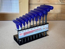 10-fach Inbus Innen-Sechskant-Werkzeuge in Zollgrößen