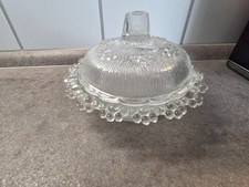 Glas Bonboniere Schale mit