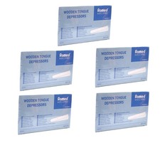 Romed Holzspatel Mundspatel aus Holz (5 x 100 = 500 Stück)