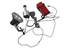 Vintage Beleuchtungsset Union Dynamo Basta Fahrradlicht Vorne Hinten Bumm339