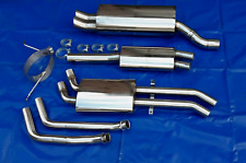 Edelstahl Auspuffanlage BMW E46 320i 323 325i 328 330i ci Sportauspuff 2x76 DTM