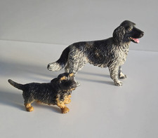 Schleich 16317 Rauhaardackel 1997 und Schleich 16326 Münsterländer1999