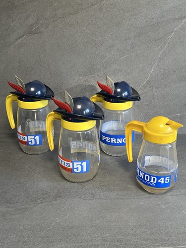 Pernod fils glas karaffe - 4x, 45