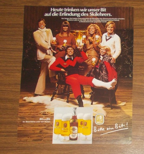 Seltene werbung bitburger pils - seltene,