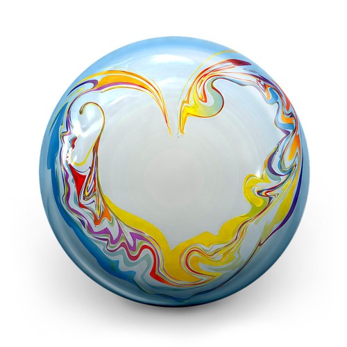 Bowling ball otb colorful - bowling,