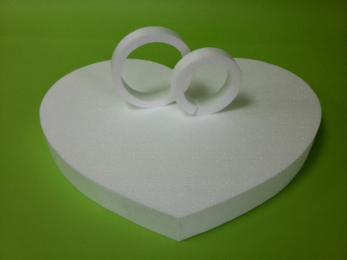 Herz 49x41x5cm weiß - , hochzeit