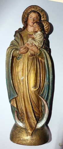 Gipsfigur maria mit dem - gipsfigur, "maria