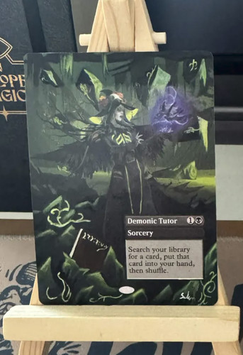 Demonic tutor full art mtg - tutor,