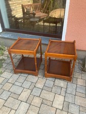 Ein Paar Beistelltische v. Tavolino Quadrato Piani Nr. 116