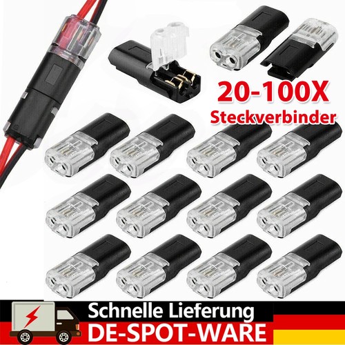 100stk steckverbindung 2 - steckverbindung,