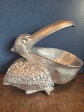 Pelikan Figur Silber moderne