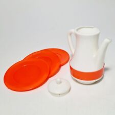 DDR Spielwaren PUPPENGESCHIRR 1:2 Plastik Kinderküche/Service/Osten/Vero/70er