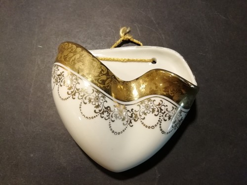 Alte wandvase porzellan weiß - alte,