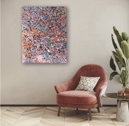 Acryl gemälde abstrakt - xl,