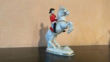Reiter mit Pferd - Hofreitschule Wien - Gerold Porzellan -  Vintage