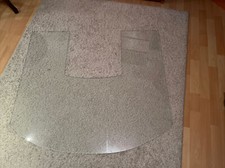 Passgenaue Funkenschutz Glasplatte für Kaminofen Nordpeis Lisboa