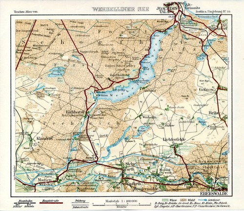 Werbellin joachimsthal 1927 - joachimsthal,