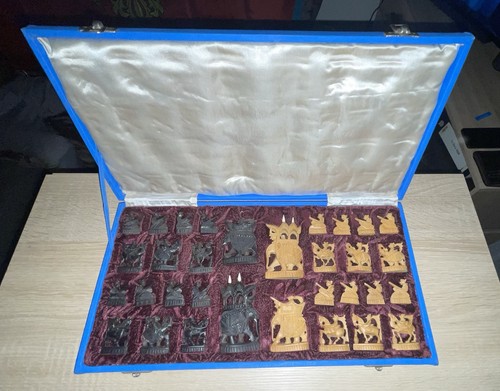 Antike schachspielfiguren - antike,