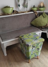 Wäschekorb -sammler mit Deckel antik, edel,chic, pass gut zu Shabby Look