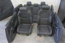Audi A6 4F Sportsitze Innenausstattung Sitzgarnitur schwarz mit Türverkleidung