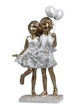 Dekofigur Kinder mit Ballons |