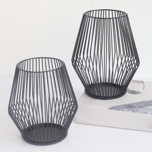 Kerzenleuchter schwarz eisen - kerzenleuchter,