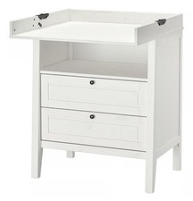 Wickelkommode Wickeltisch Kommode In Weiß von Ikea Aus Holz Neu 4-5 Mal Genutzt