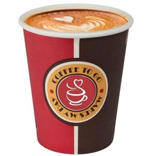 Kaffeebecher 1000 Stück 200ml Kaffeebecher to go Coffee to go becher Pappbecher