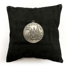 Antiker echt silberner Münzanhänger Stadt Mainz Dom 1962 2000 Jahre 800 alt