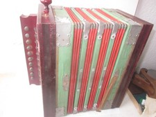 43041 Handharmonika diatonisch 1910 gut nicht beschädigt Bastelteil